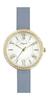 [Follow] Fragola Stone Bezel Band Watch N03823A-1 BL Women's Blue