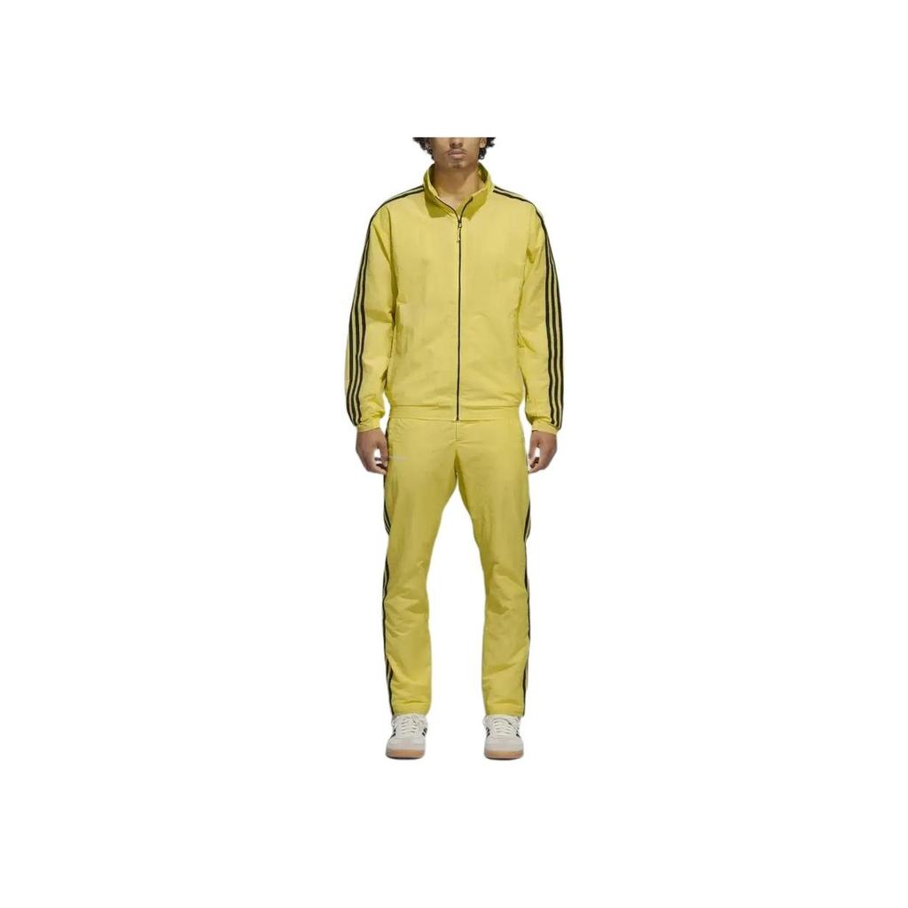 Adidas X Pharrell Williams Shell Jacket Light Yellow Unisex Outerwear HS7622