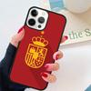 Spanien Spanische Flagge Handyhülle Rückseite für iPhone 17 Air 16 15 14 13 11 12 Pro Max Plus Hülle Coque