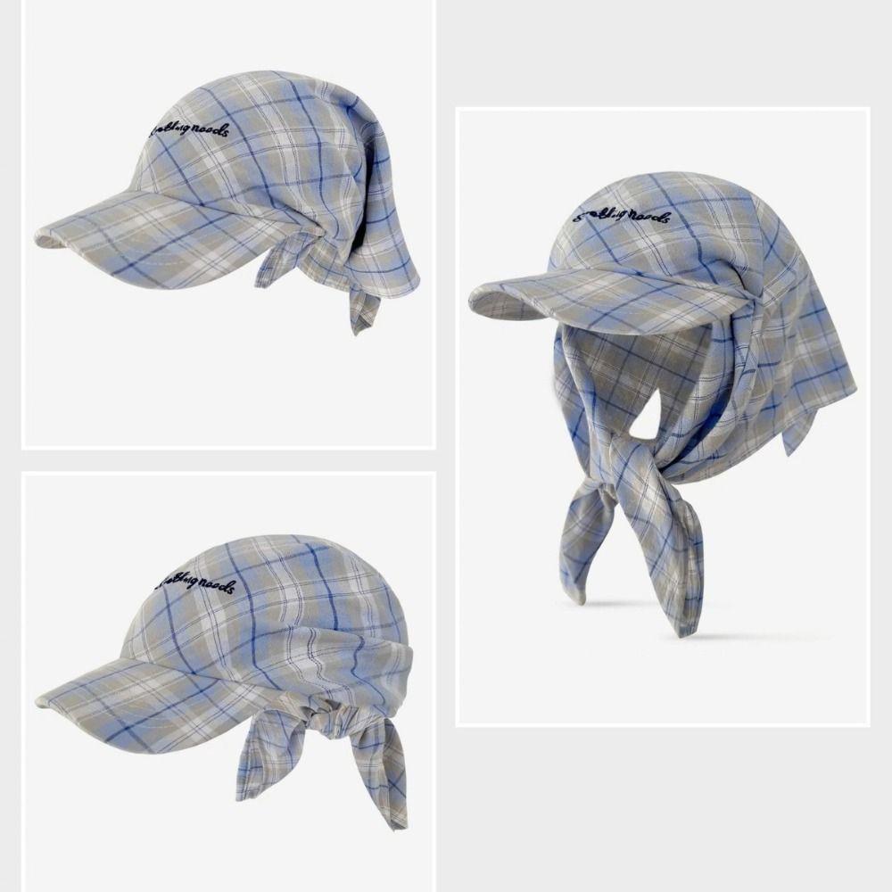Korean Style Headscarf Baseball Cap Jennie Same Style Peaked Cap Sunscreen Beach Hats  Sports