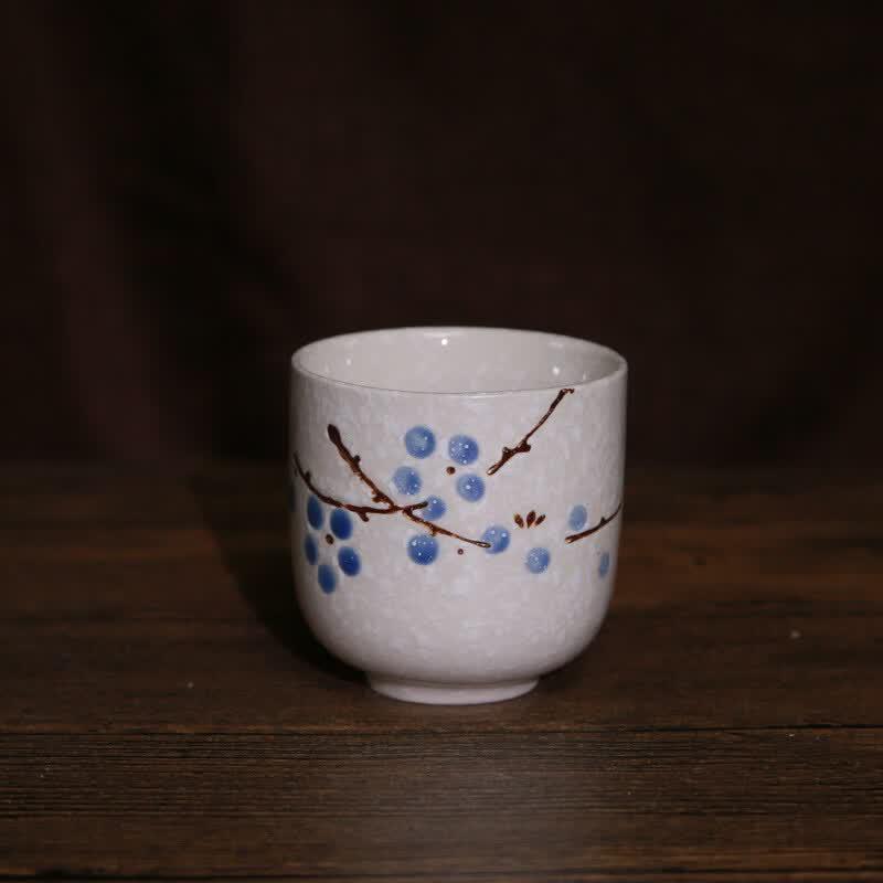 Diruien Japanese Hand-Painted Ceramic Tea Set