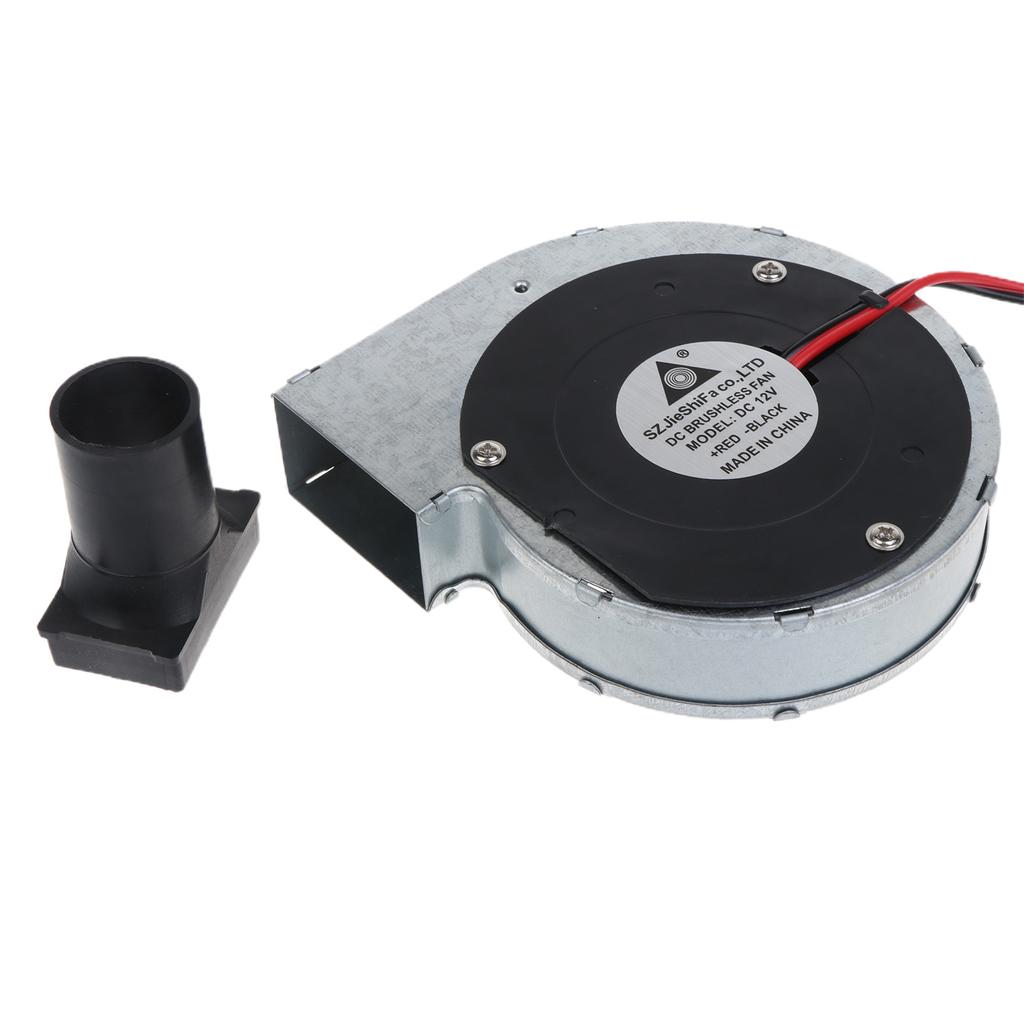 Portable BBQ Fan for DC 12V 1.9A 5.5x2.1mm Air Turbo Blower for Barbecue Picnic Camping Fire Charcoal Starter Cooking To