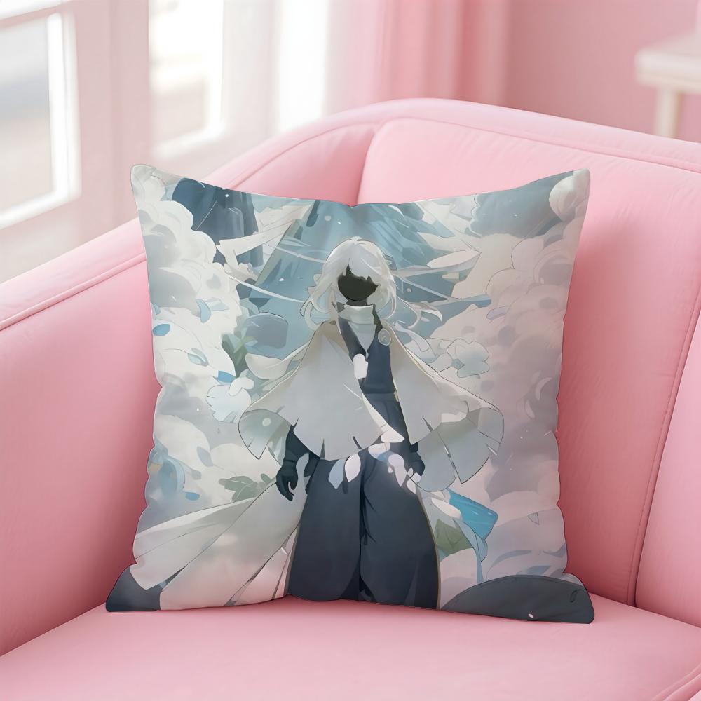 Sweet Game SSky Children of the Light Cushion Cover Pillowcase Short Plush Invisible zipper Room Sofa Cushion Cover 30X30cm