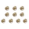 10PCS Bread Machine Motor Transmission Kit 15 Teeth Bread Maker Gear Motor Drive Gear Belt Drive Pulley Plastic Material