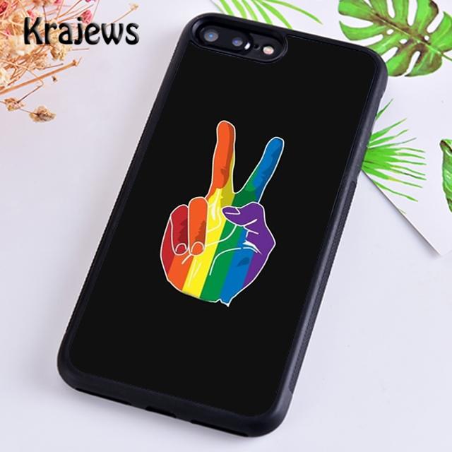 Krajews LGBT Love Wins Soft Phone Case Cover For iPhone 14 5 SE 6s 7 8 Plus X XR XS 11 12 13 Pro Max Samsung Galaxy S21 S22ultra