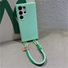 Crossbody Braided Lanyard Rope Case For Samsung S24 Ultra S23 FE S22 S21 Plus S20 FE A15 A05 A35 A55 A54 A34 A33 A53 A73 A52 A72 Soft Cover
