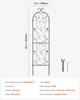 Metal Garden Trellis for Climbing Plant Support 60 X 15 In Rustproof