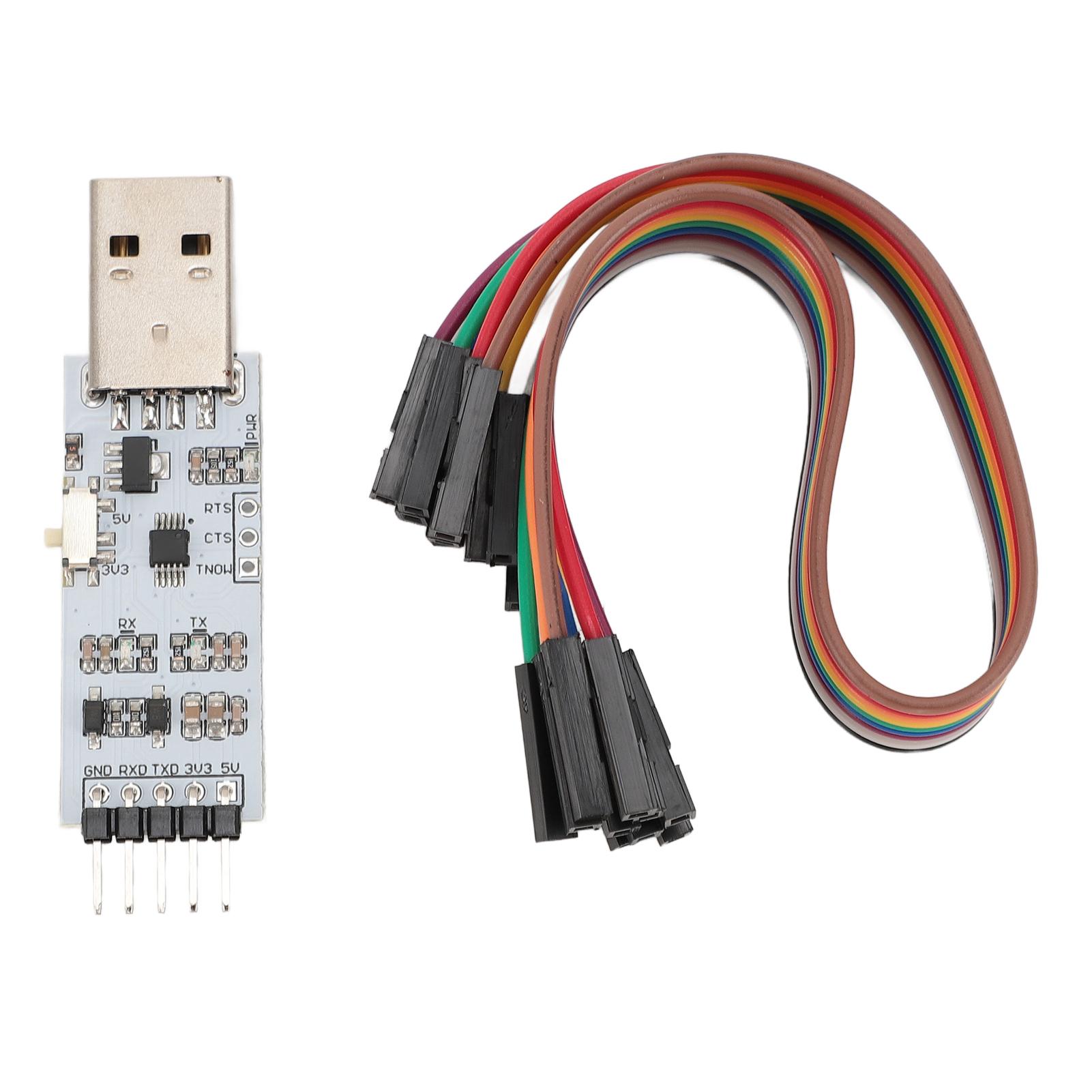 

USB to TTL Serial Module UART Converter Adapter 50bps - 2Mbps Advanced STC Downloader