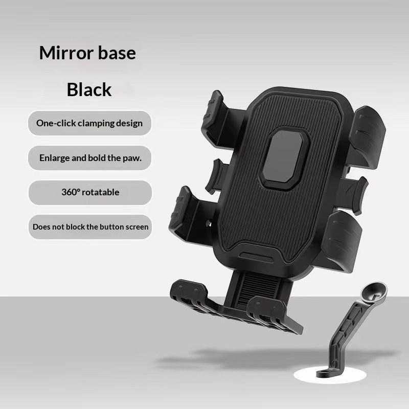 Motorcycles Bicycles Phone Holder Free Rotation Mobile Phone Bracket For Riding Shockproof Mobile Phone Holde 1Pc