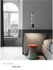 Nordic Creative Pendant Light - Designer Black & Gold Art Glass for Bedroom or Restaurant