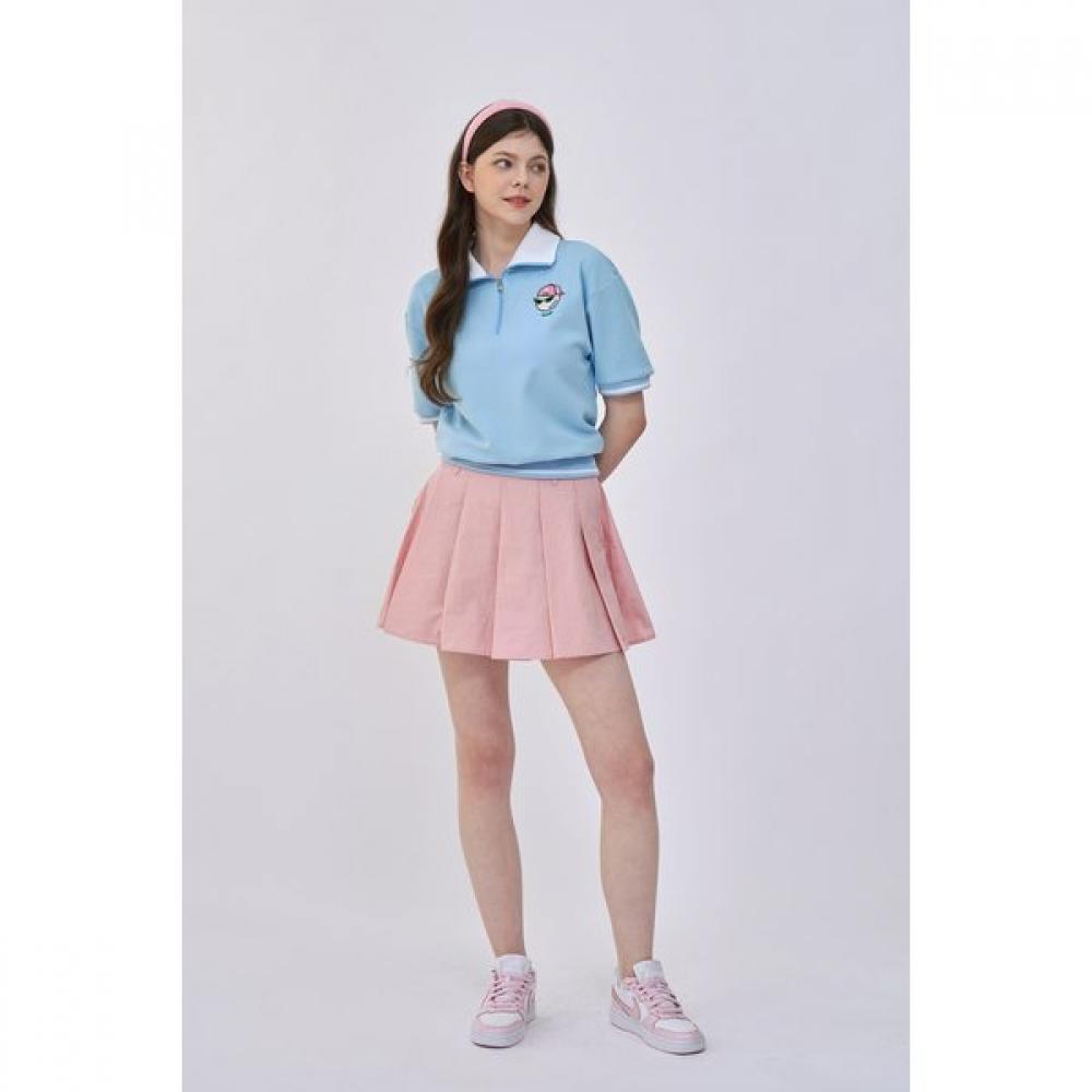 Goxo Woven Ball Pocket Skirt PInk FallIng In Golf M(27-28)