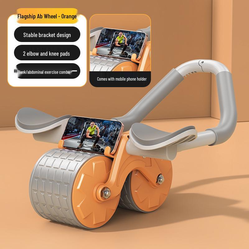 Automatischer Rückfederungs-Bauchroller mit Ellbogenstütze für Männer und Frauen - Schlankheits- und Fitnessgerät