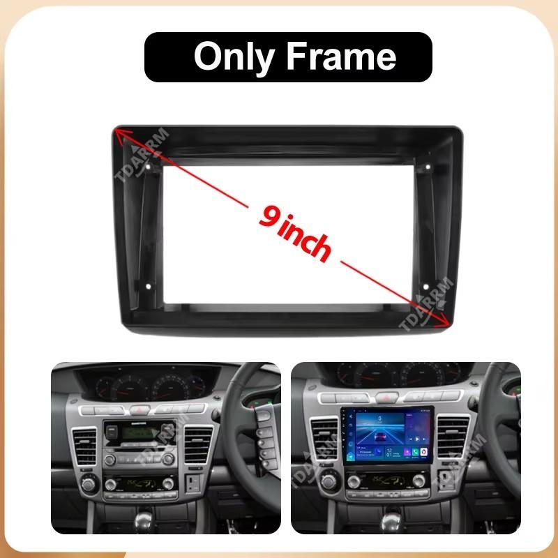Car Audio 2DIN Fascia Frame Adapter For Ssangyong Rodius 2013 Dashboard Accessorie Refitting Stereo 9 inch Fascia Panel Trim Kit