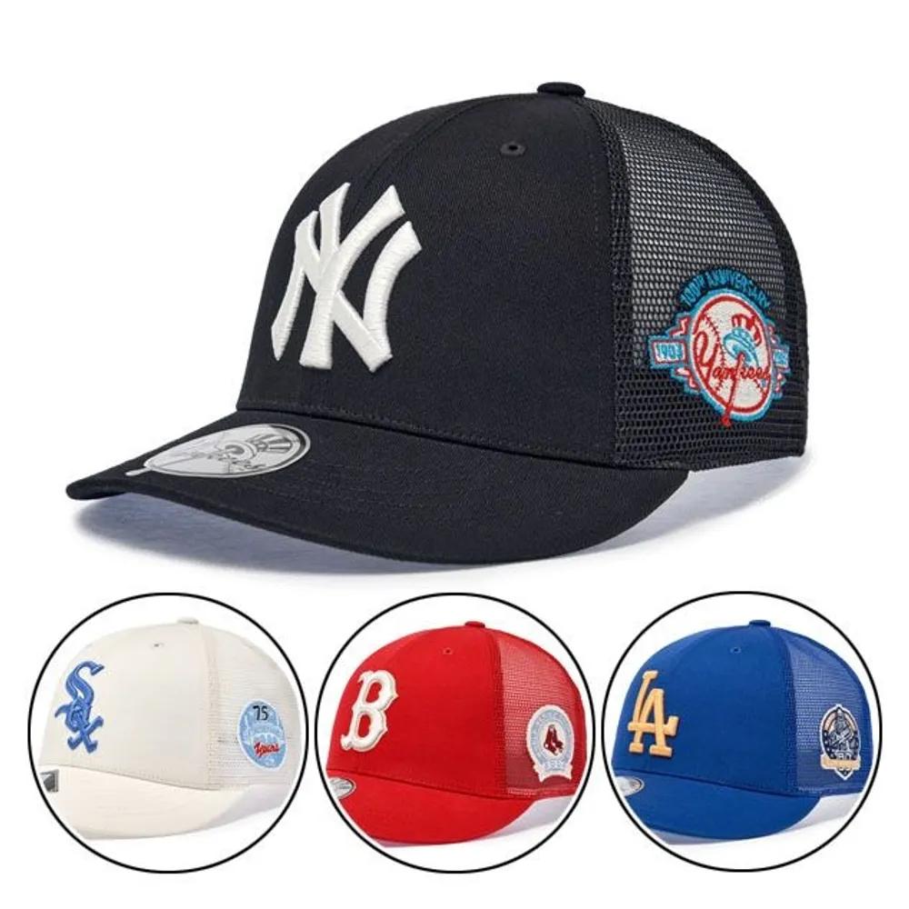 Unisex Signature Patch Mesh Cap (3AMCB0463) white