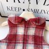 Winter Princess Sleeveless Dress - Fleece Lined, Thickened, Fashionable Baby Girl Vest Style AWA761