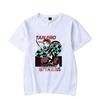New Aniem T Shirt Kamado Tanjirou Print T-shirt Unisex Summer Casual O-neck Lady Female Clothing Short Sleeve Tees