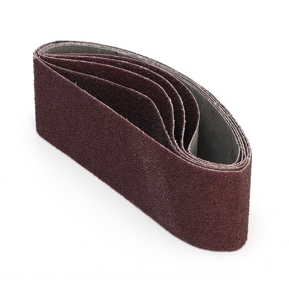 5PCS Hot Grinding Polishing Metalworking File Sander Belts Grit Paper Sandpaper Sanding Belts