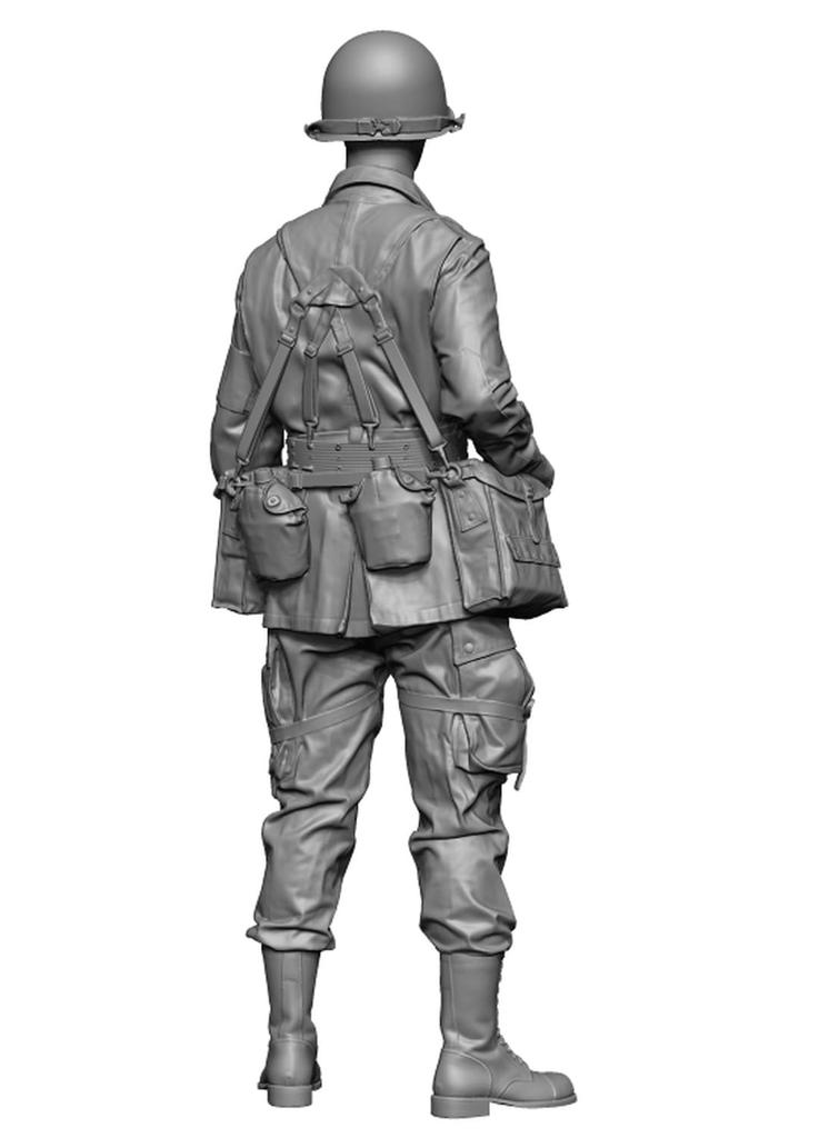 H3 Model 1/35 WWII US Airborne Division Medical Officer 3D Printer Kit HS35104 (Person)