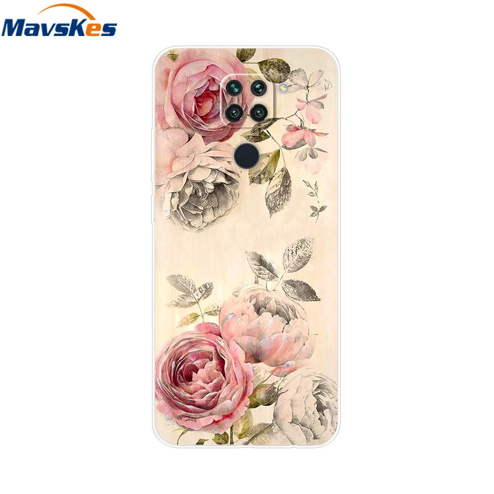 Phone Case For Xiaomi Redmi Note 9 Case 6.53'' Soft Silicone TPU Back Cover for Xiaomi Redmi Note 9 Note9 Case Coque Fundas Para