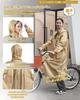 Raincoat for Bicycles Removable Raincoat for Backpack Poncho for Reflective Commuting To Work or Windproof and Comes with Storage Bag [Fipiifly]