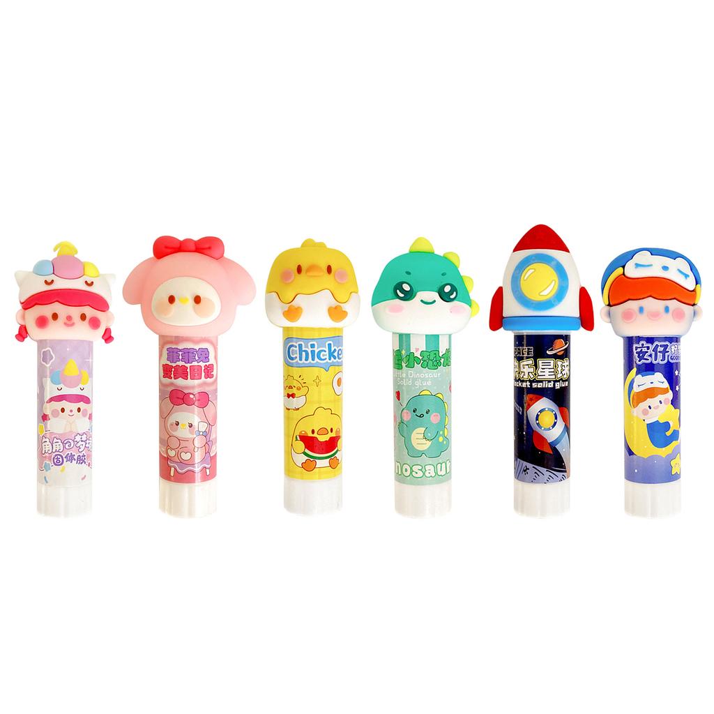 Cute and Convenient Solid Glues Stick for Office School Use Creative Activity