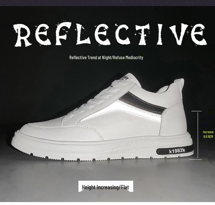 Herren 8CM Höhenerhöhung Outdoor Reise Plateau Schuhe