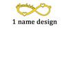 Atoztide 2022 New Stainless Steel Personalized Custom Couple Name Necklace Choker Chain Infinity Summer Pendant Nameplate Gift