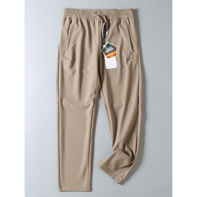 Trade Softshell Pants with Five-Proof Technology Fabric, Graphene Heat-Retaining, Autumn and Winter Thermal Outdoor Sports Casual Pants for Men