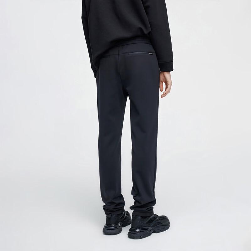 GIOVANNI VALENTINO Men's Fleece-Lined Straight-Fit Casual Trousers