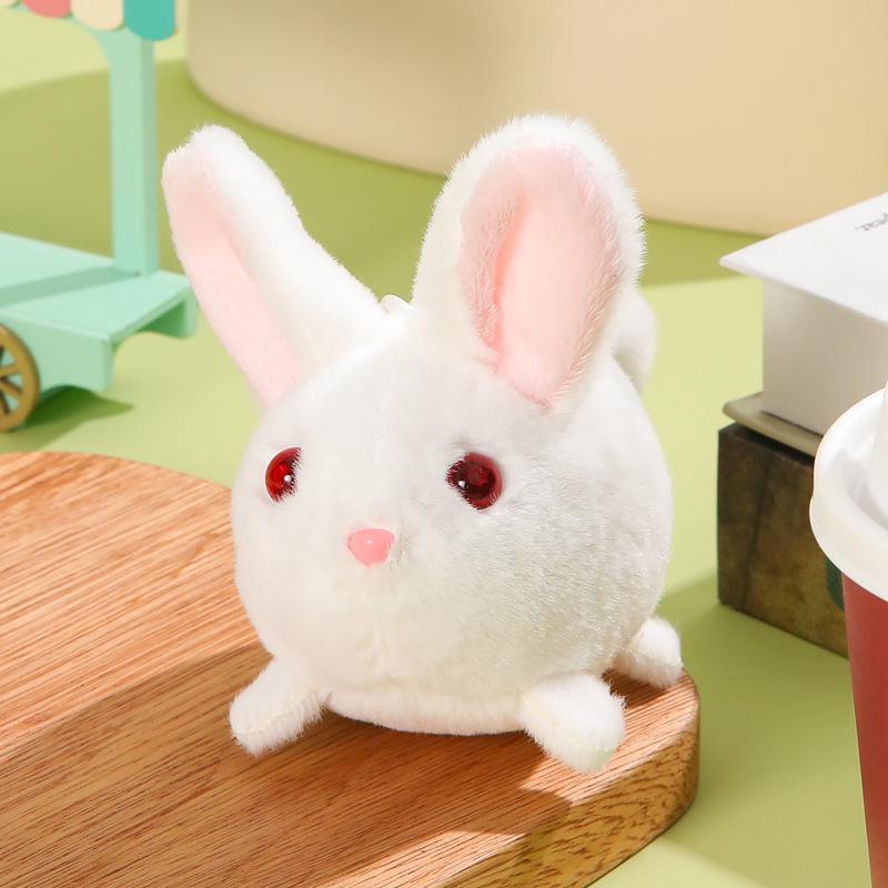 Wagging Tail Puppy & Meowing Cat Plush Toy Pendant