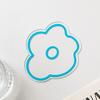 Acrylic Flower Coaster Heat-Resistant Scratch-resistant Cup Pads Non-Slip Cute Transparent Cup Mat for Kitchen Living Room Office