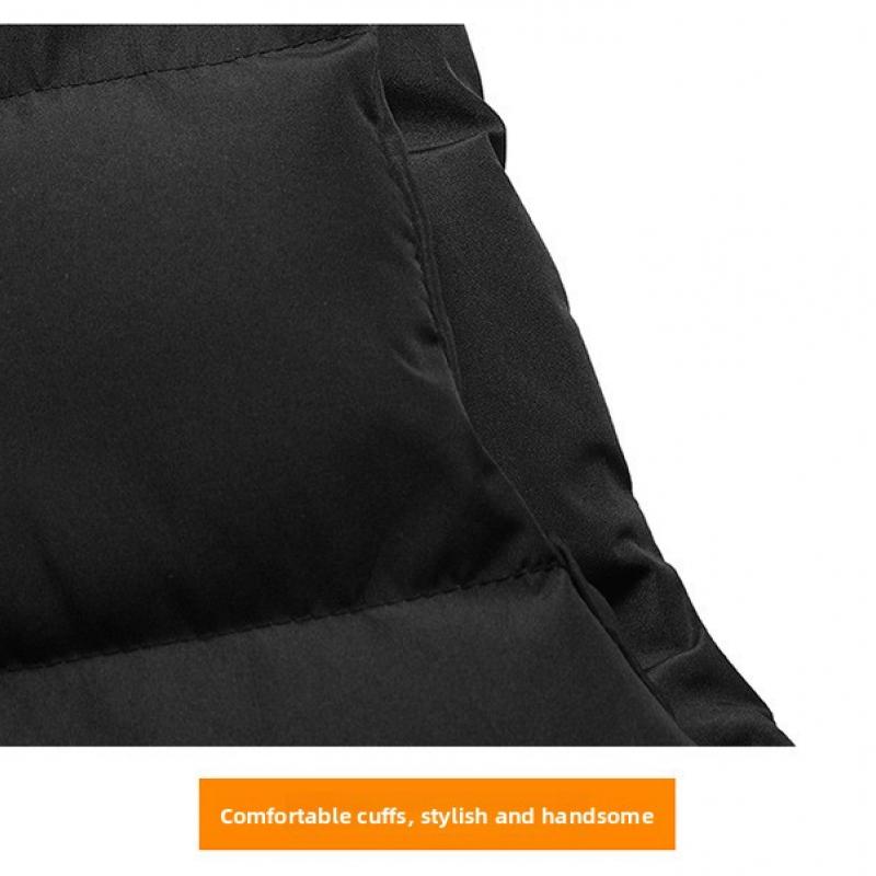 Men's Casual Stand Collar Cotton Vest Autumn Winter Plus Size Men's Warm Vest Jacket