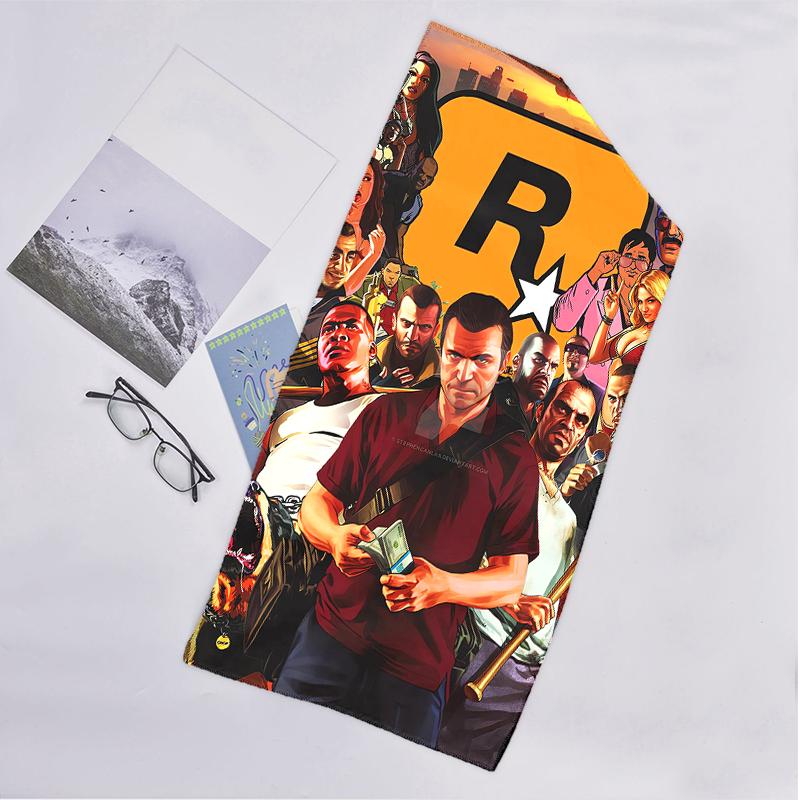 Gta Fashion Beach Towel: Ideal for Summer Adventures Soft, absorbent and quick drying suitable for swimming and bathing