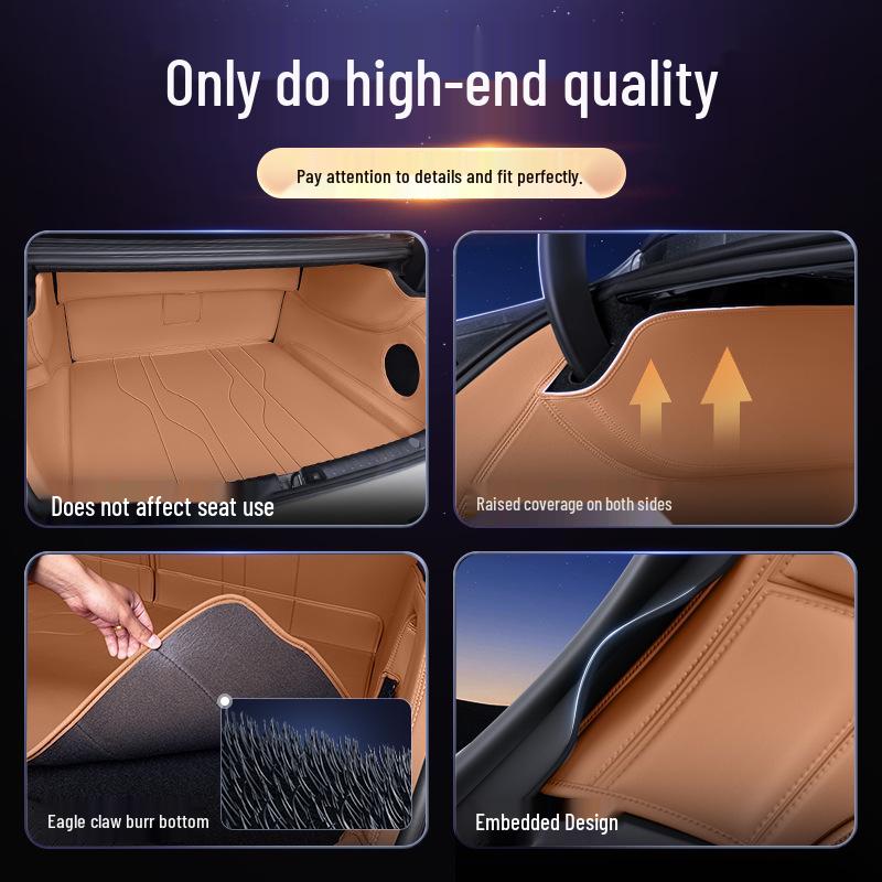 Trunk Mat Full Coverage for 2025 BYD Han L - Interior Modification Accessories for EV/DM.