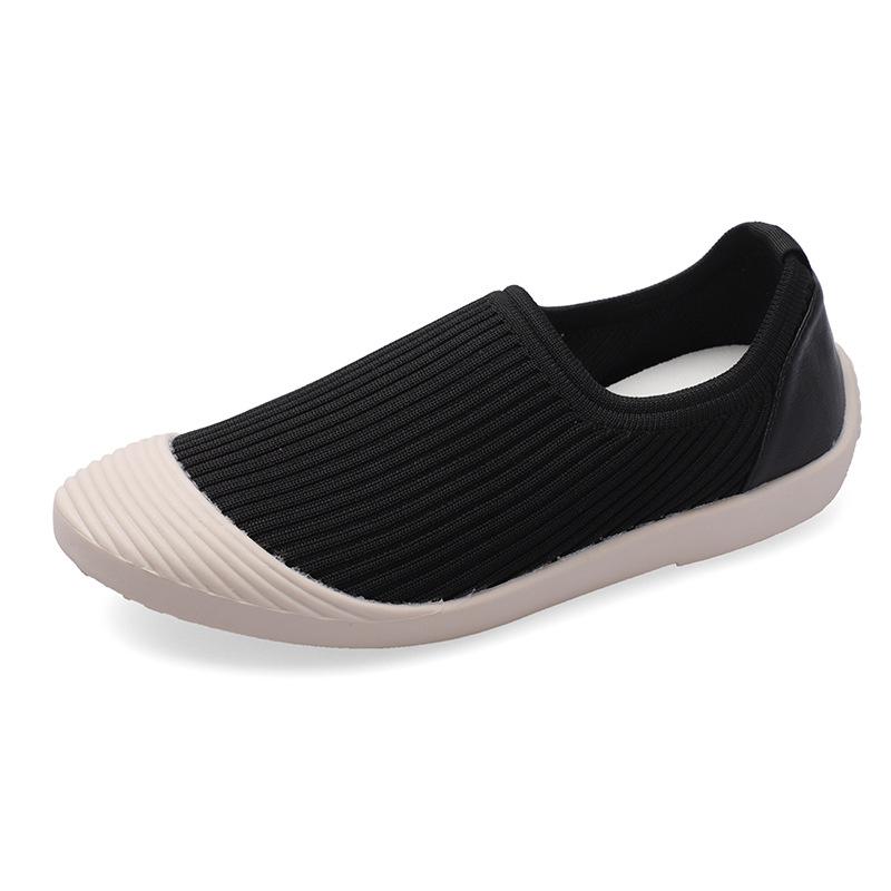 

Новые дышащие туфли Удобные повседневные туфли на плоской подошве Повседневные туфли из вулканизированной ткани с сеткой Женская обувь Повседневная универсальная женская обувь 40 чёрный