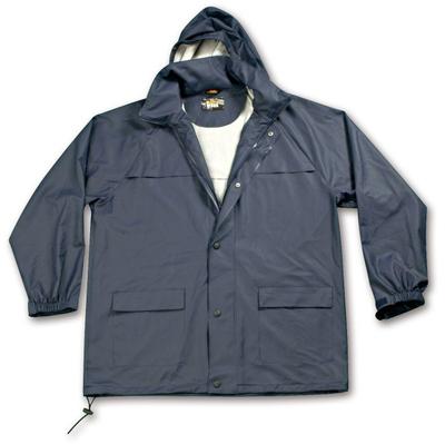 Waterproof Pvc Work Jacket Blue L - Be 079790003