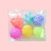 Baby Toy Rattle, Toothpaste, Clutch Ball, Touch Ball, Gnaw Soft Glue Manhattan Clutch Ball