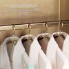 Luxury Wall-Mounted Aluminum Clothes Hanger – Seamless, Wide-Shoulder Design for Strappy Dresses and Heavy Garments