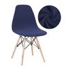 Velvet And Polar Fleece Fabric Shell Chair Cover Stretch Scandinavian Chair Covers Dining Seat Cover For Hotel Home Living Room
