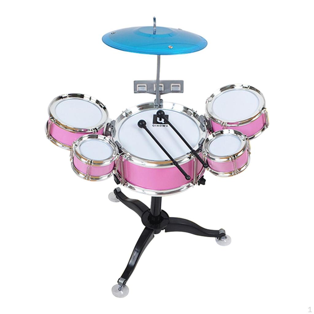Children's Drum Set, Musical Toy, Light Jazz Kit, Instruments,