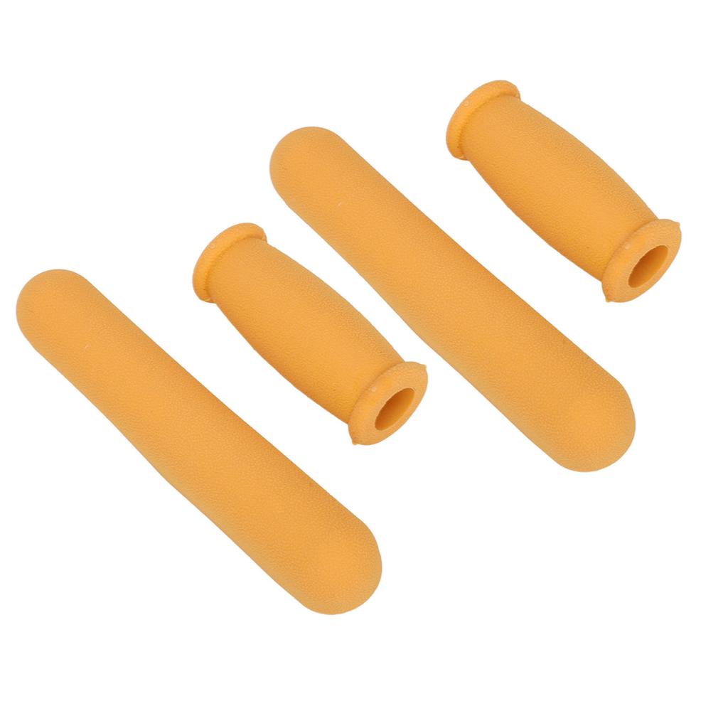 4pcs Extra Thick Cushioned Anti Slip TPU Crutches Replacement Pad for Armpits Hand Grips for Standard Aluminum Crutches