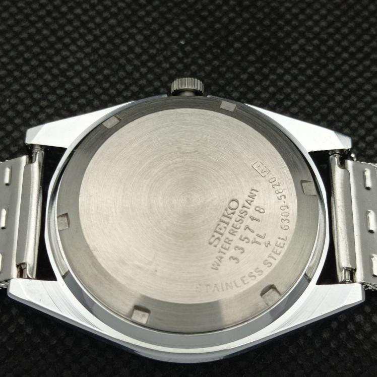 Generalüberholte Vintage-Armbanduhr Seiko 5 Automatik 6309A aus Japan mit arabischer Schrift a318845-9 Seiko-a318845-1