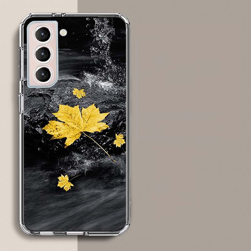 Autumn Leaves, Red Maple Leaves Phone Case For Galaxy A14 A24 A34 A54 Samsung A02S A12 A22 A32 A42 A52 A72 A13 A33 A53 5G A03 A0