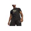 Puma X One Piece Graphic Short Sleeve T-Shirt Unisex Tops Black 624665-01