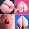 Brzoskwiniowy męski masturbator Analny kanał teksturowany przenośny silikonowy kubek do masturbacji cipki penis trener żołędzi zabawki erotyczne dla dorosłych