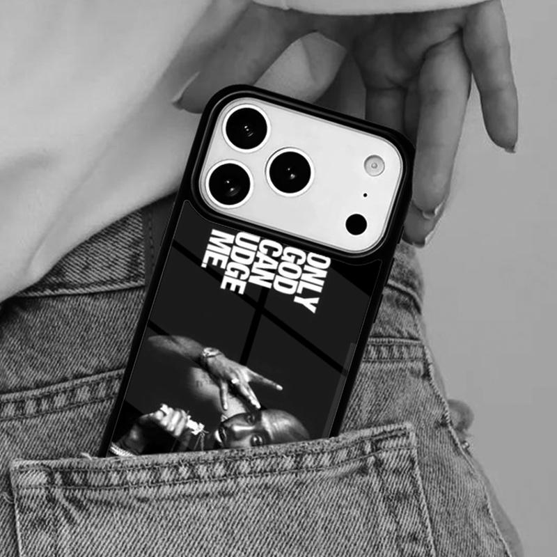 Hiphop Rap Singer 2Pac Tupac Shakur Phone Case for iPhone 16e 15 14 13 12 17 Pro Max Plus Air 17pro Cover Coque
