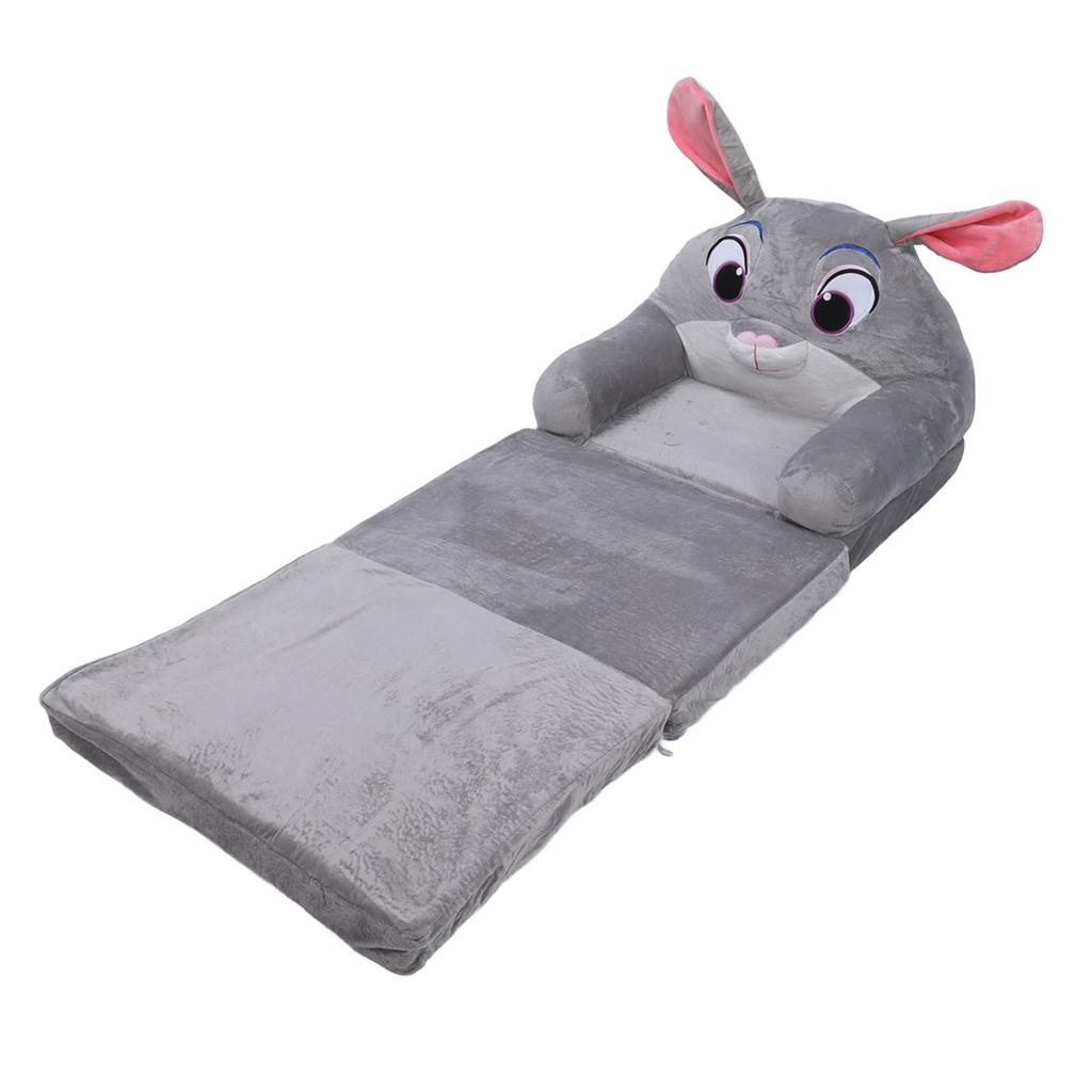 Foldable Kids Sofa Cute Cartoon Soft Children Folding Sofa Bed Kids Couch with Armrests for Bedroom