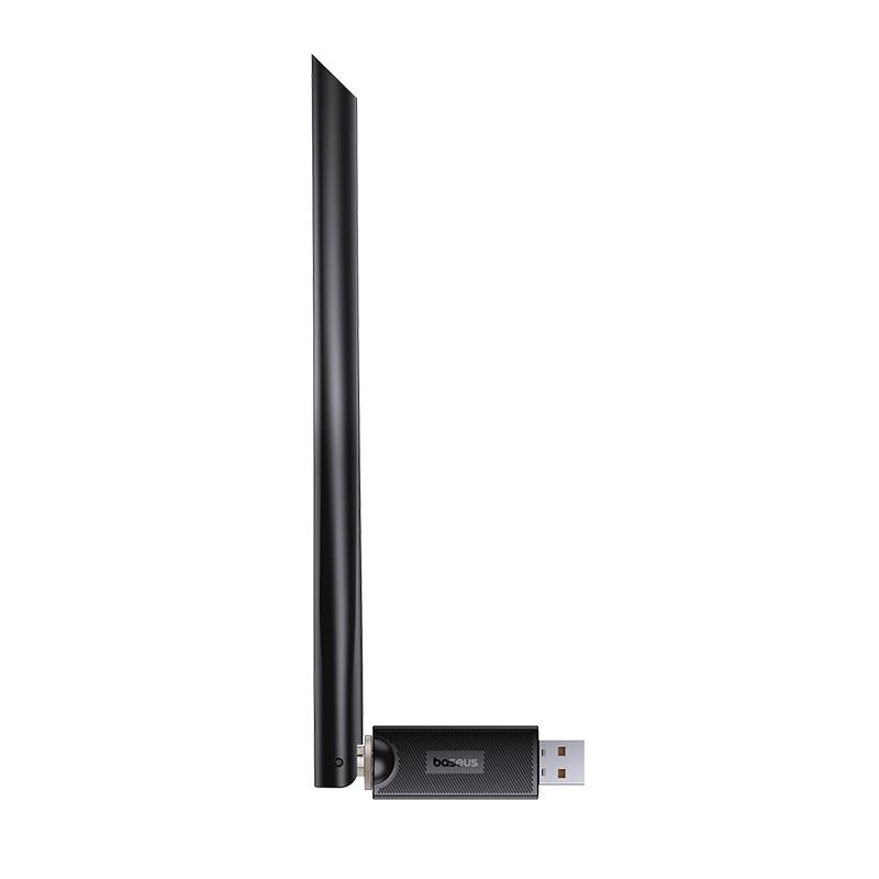 Externer USB-WLAN-Netzwerkadapter 2,4 GHz 150 Mbs mit 6 dBi Antenne, schwarz