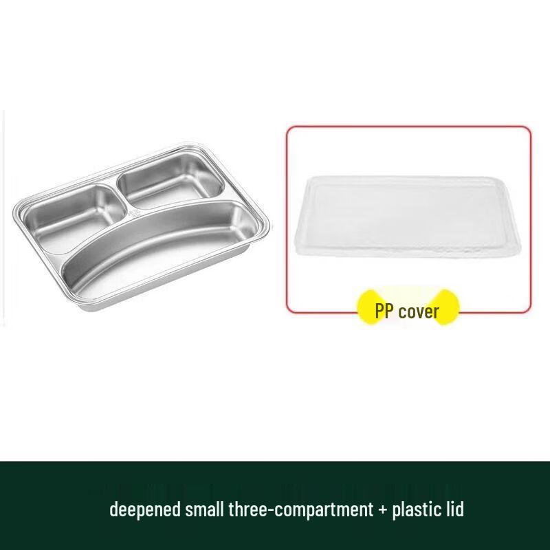 

Anmu 304 Stainless Steel Divided Canteen Tray