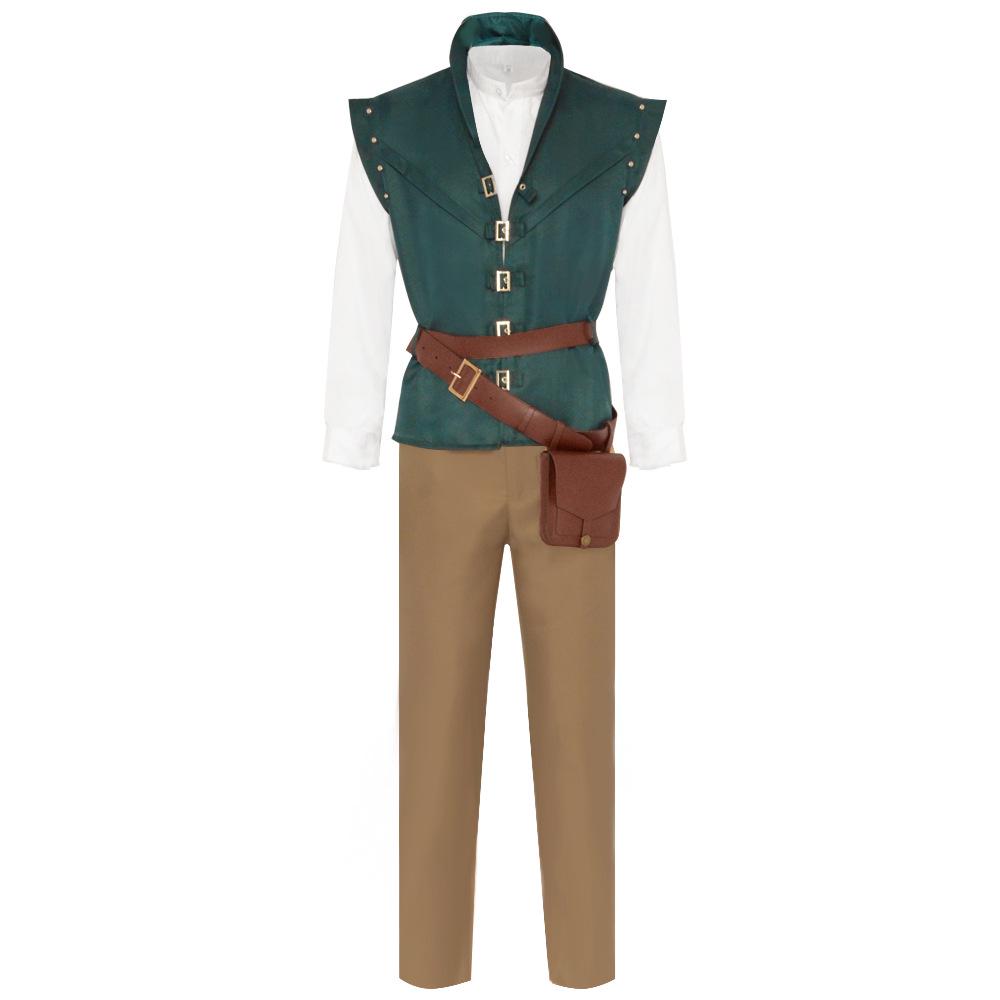 Flynn Rider Cosplay Costume - Rapunzel Halloween Prince Costume